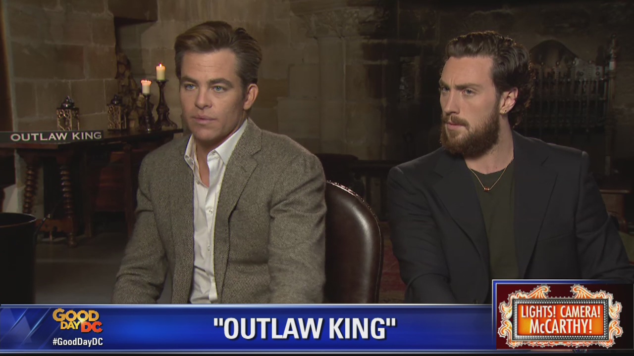 'Outlaw King': Chris Pine and Aaron-Taylor Johnson chat with Kevin McCarthy about new Netflix film
