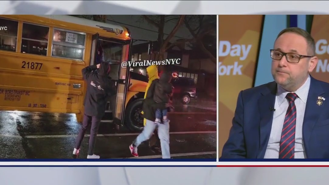 Backlash over school gym used to shelter migrants