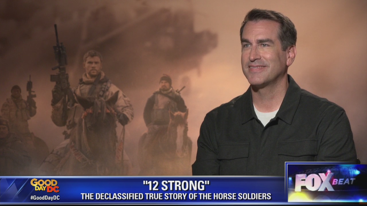 Rob Riggle Fox Rob Riggle, star of '12 Strong' | FOX 5 DC