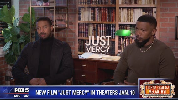 Michael B. Jordan, Jamie Foxx in Just Mercy