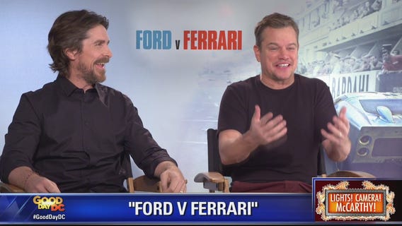 Matt Damon, Christian Bale star in Ford v Ferrari