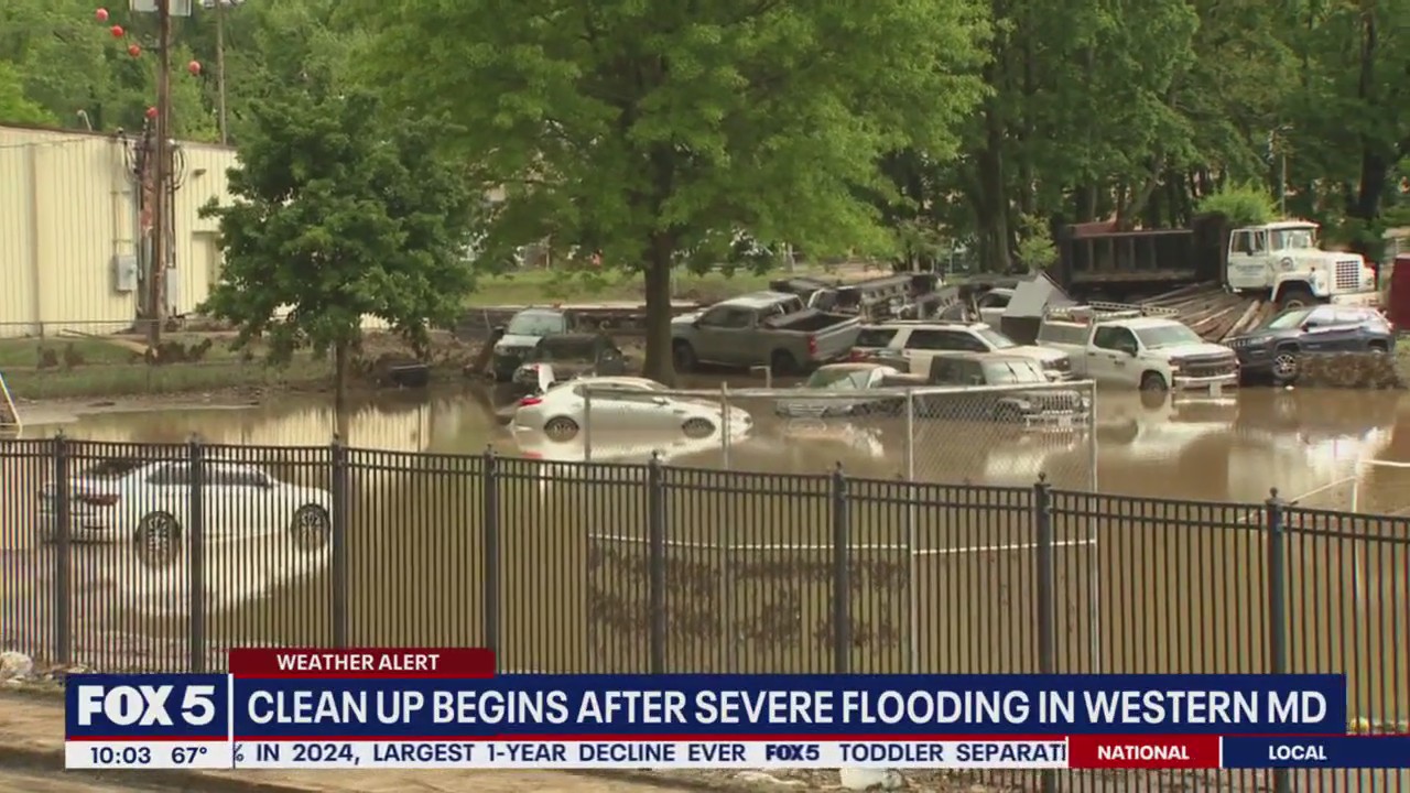 Clean up begins after severe flooding in western Maryland | FOX 5 DC