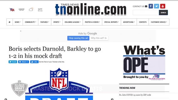 Top mockers' Falcons selections