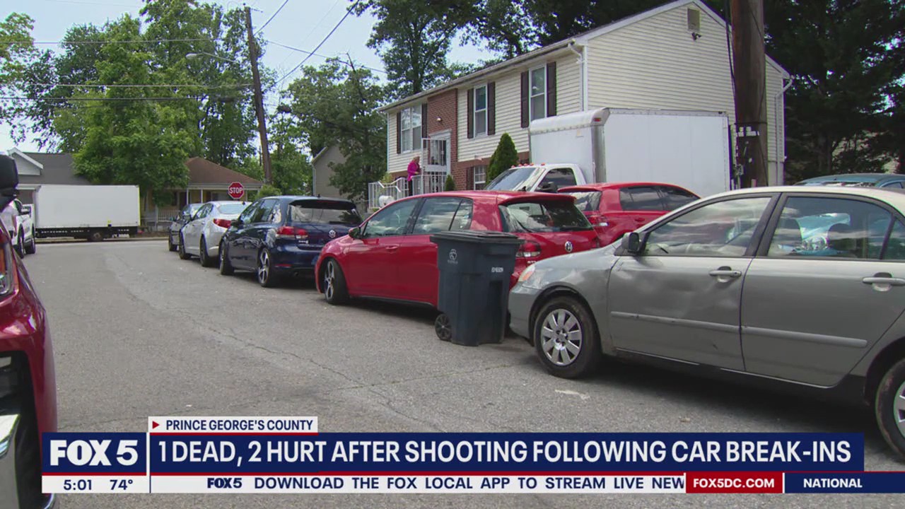 1 dead, 2 hurt in shooting following string of car break-ins | FOX 5 DC