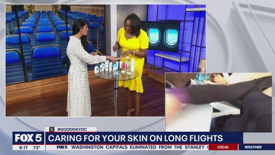 Long haul flight skincare