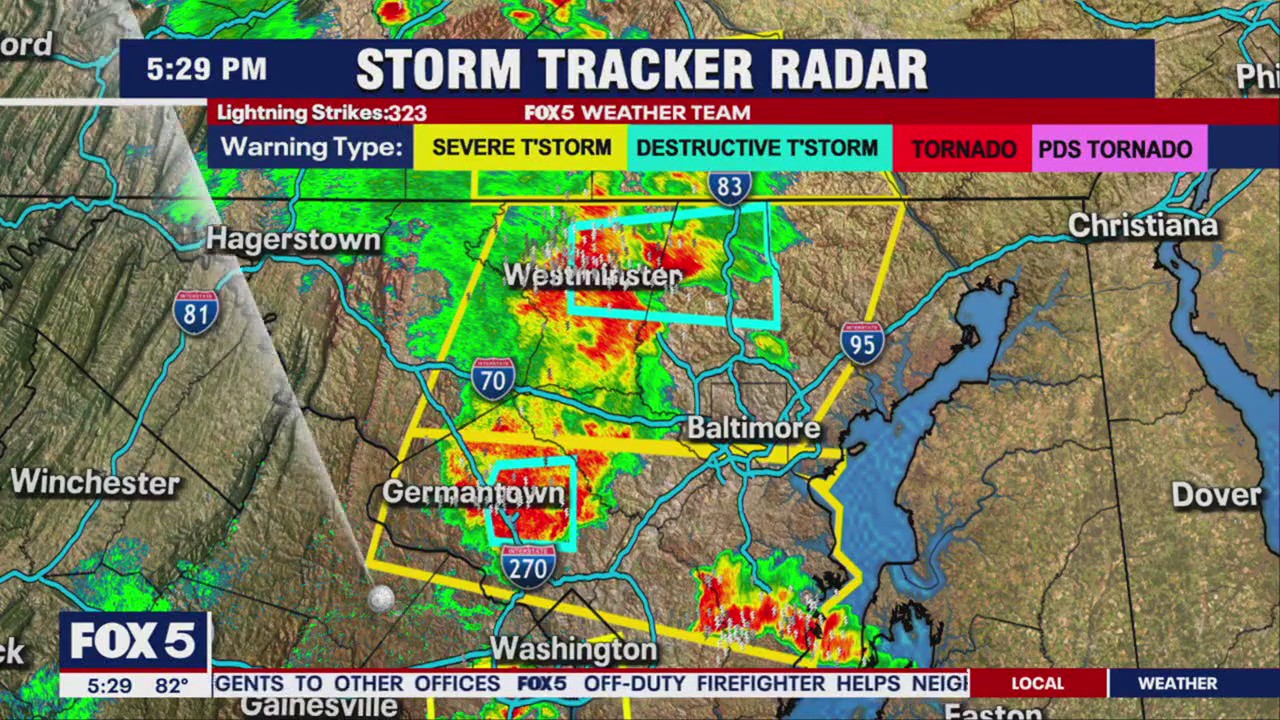 'Destructive' storms move through parts of Maryland | FOX 5 DC