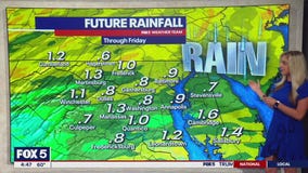 Rainy midweek in DC before sunny Memorial Day weekend