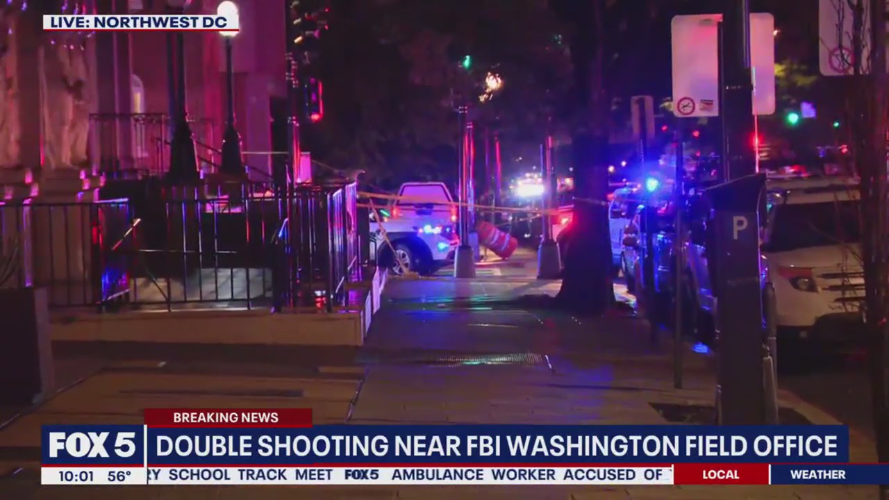 2 people shot, killed near FBI field office in Northwest DC | FOX 5 DC
