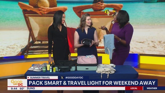 Pack smart and travel light for a weekend away