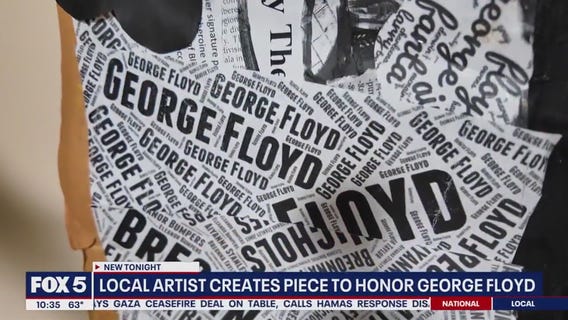 5 years since George Floyd's death, local artist creates piece in his honor