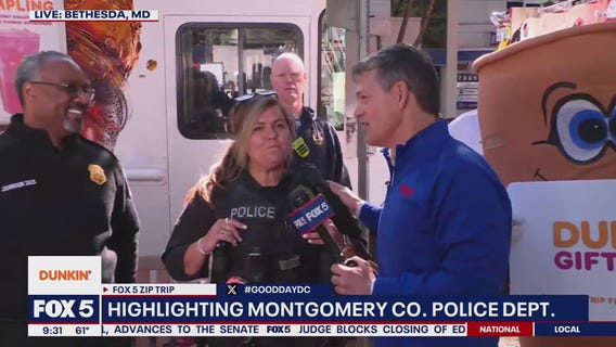 First Responder Friday in Bethesda sponsored by Dunkin'