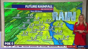 DC weather: Heavy rain and thunderstorms Wednesday
