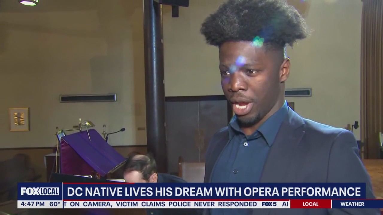 Hitting the high notes: DC native forges new path singing opera