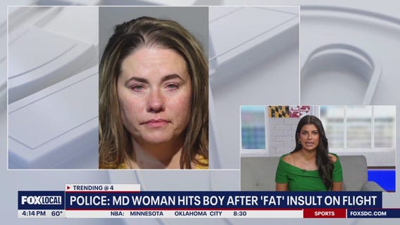 Woman hits boy who called her "Mrs.Piggy" on a flight