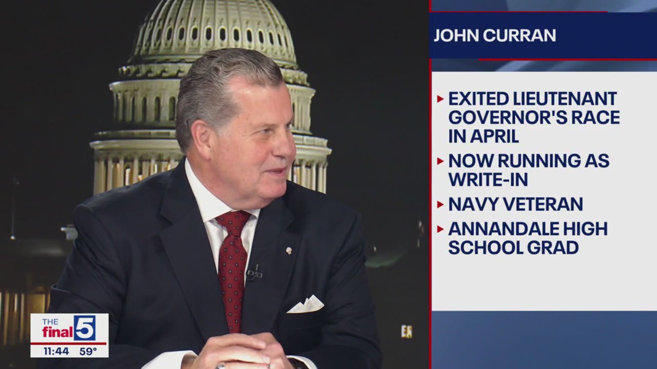 John Curran makes write-in bid for VA Lt. Gov.