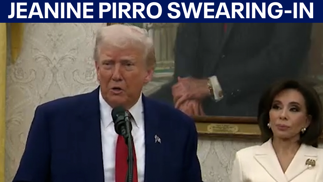 President Trump attends Jeanine Pirro swearing-in ceremony