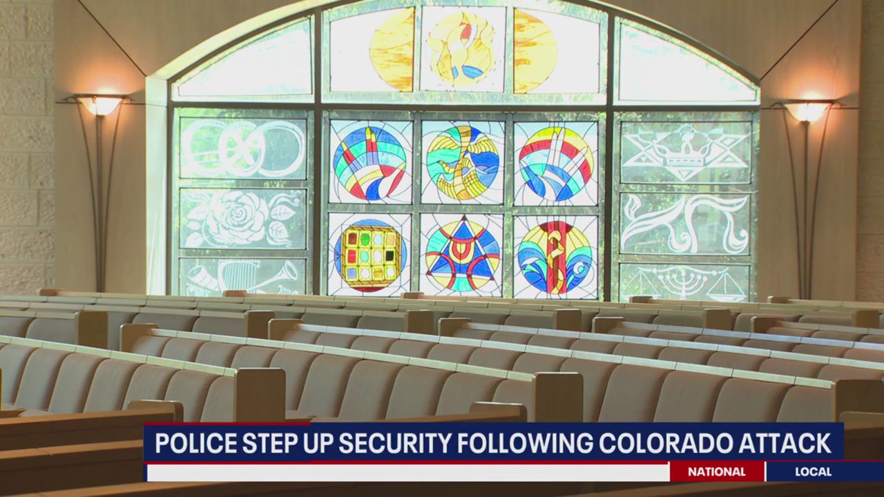 Police increase security around Jewish institutions after Colorado attack