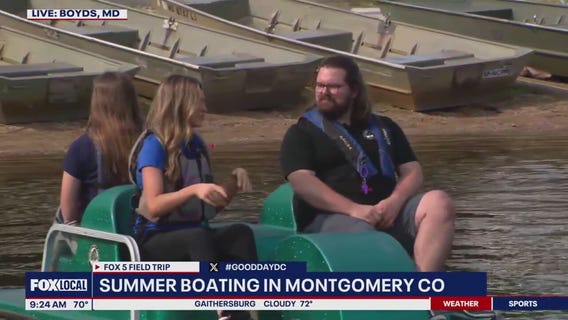 Summer Boating in Montgomery County