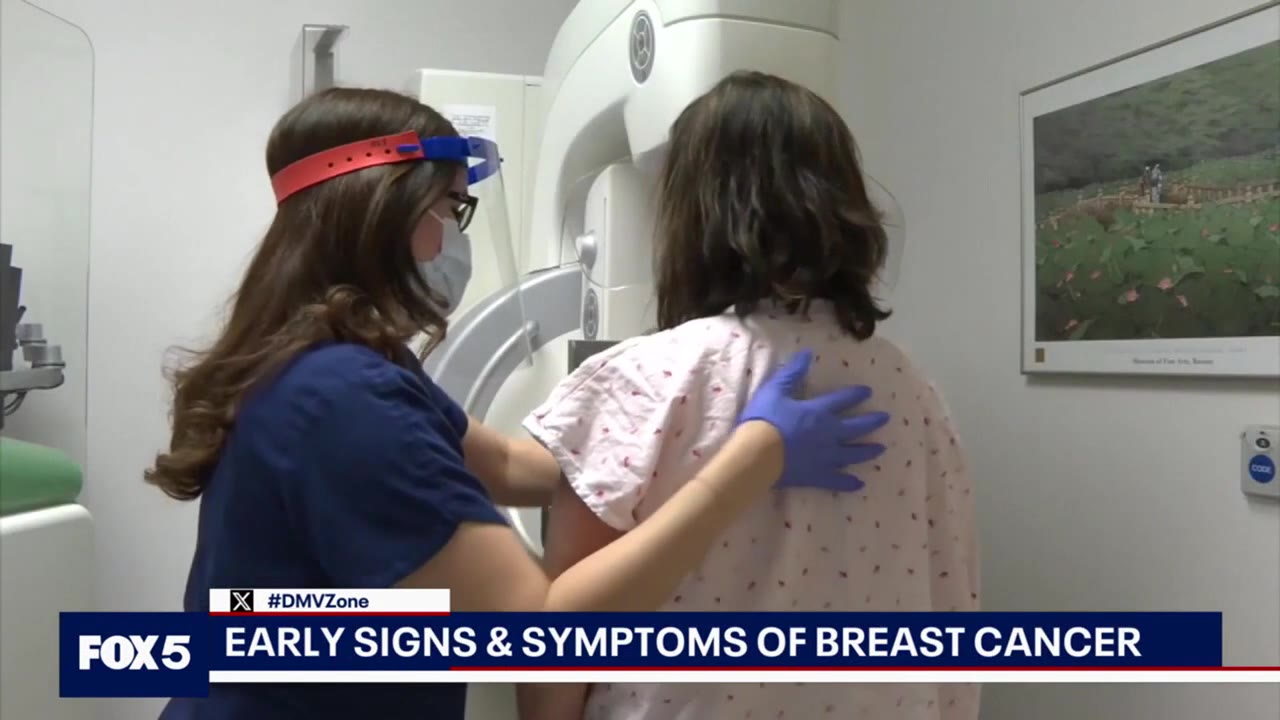 Early signs and symptoms of breast cancer