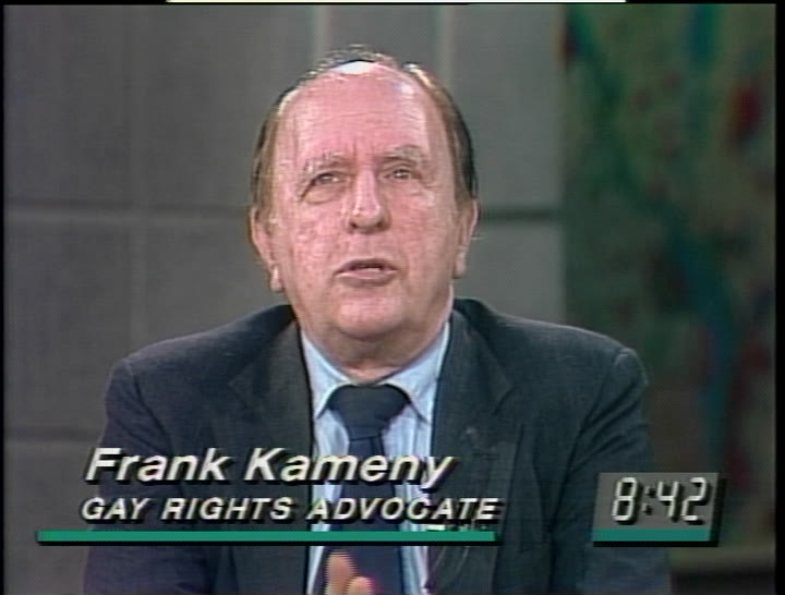 Frank Kameny talks about fighting for gay rights in the 60s in 1991 interview