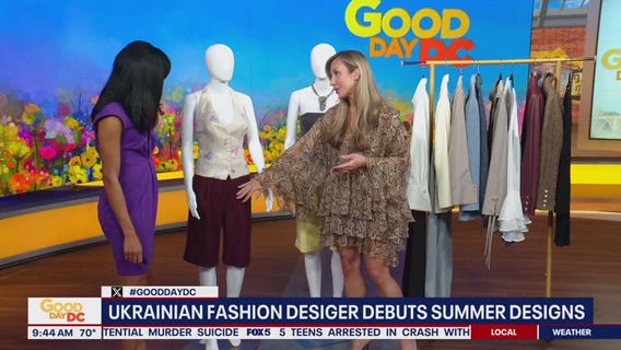 Ukrainian fashion designer debuts summer designs