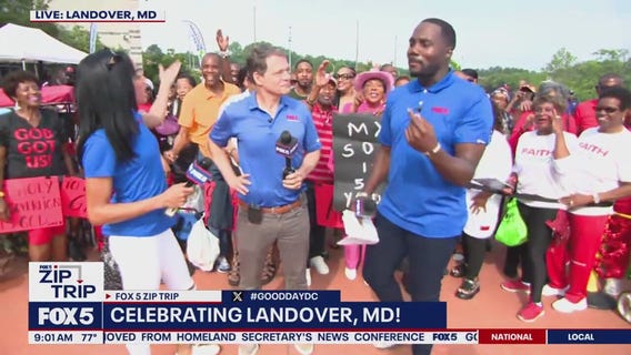 Chatting with fans in Landover