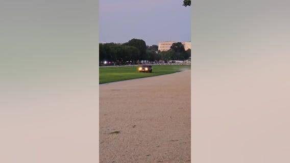 Driver speeds on National Mall in DC