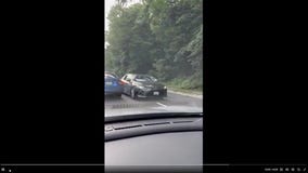 Car drives wrong way on DC parkway