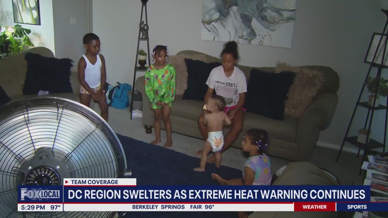 Many DC-area residents without air conditioning struggling amid extreme heat