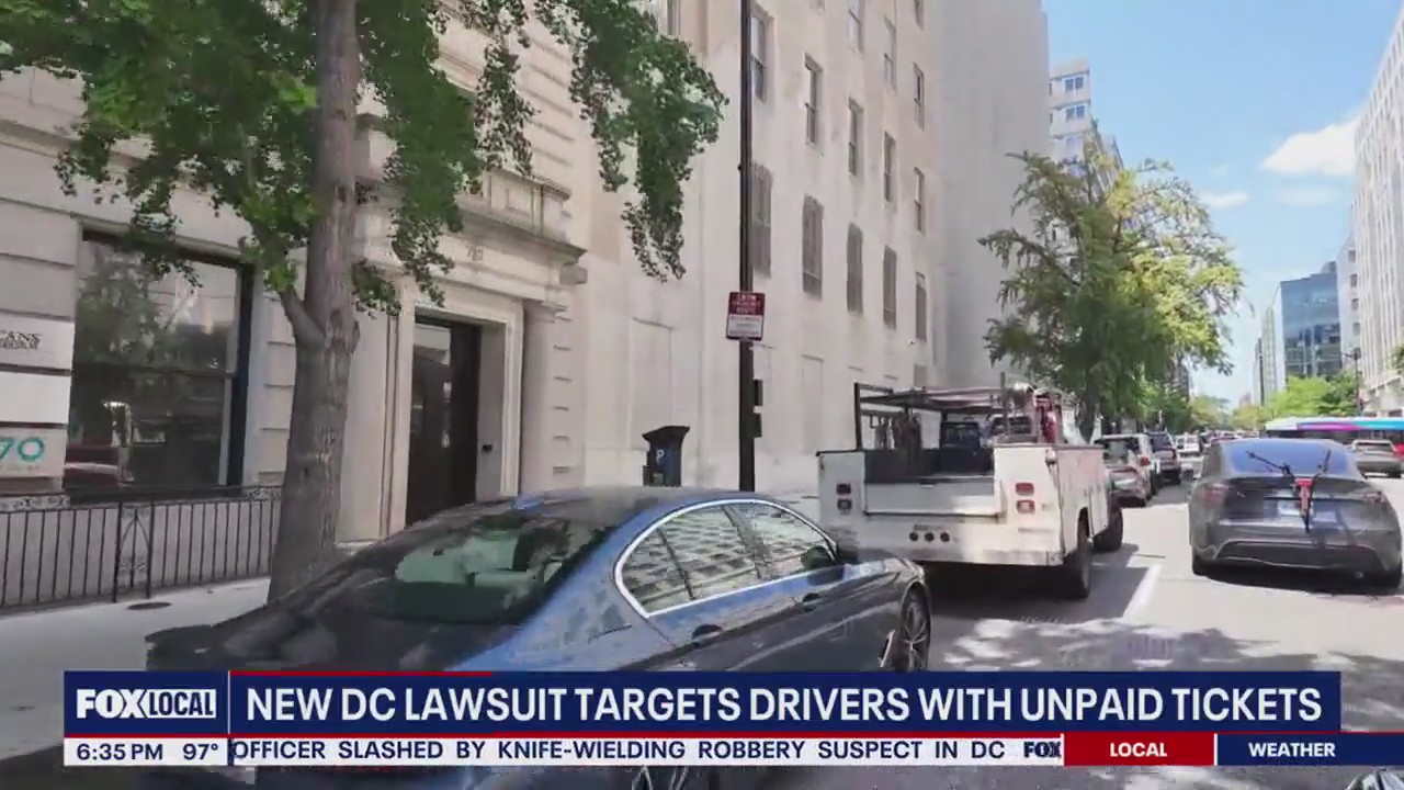 Four drivers sued over $340K in unpaid DC traffic violations