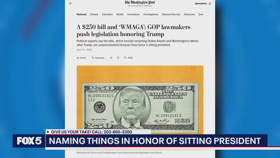 GOP Lawmaker pushes $250 bill honoring Trump