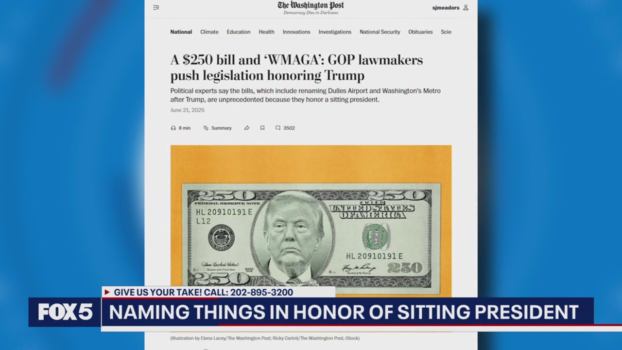 GOP Lawmaker pushes $250 bill honoring Trump