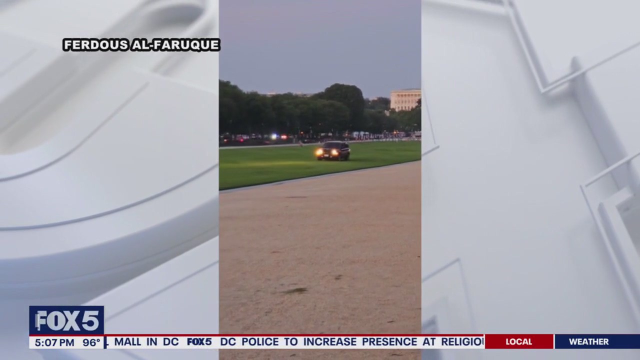 Driver goes rogue on the National Mall