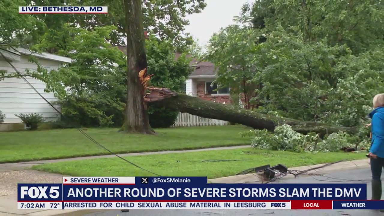 Severe storms pound DC region | FOX 5 DC