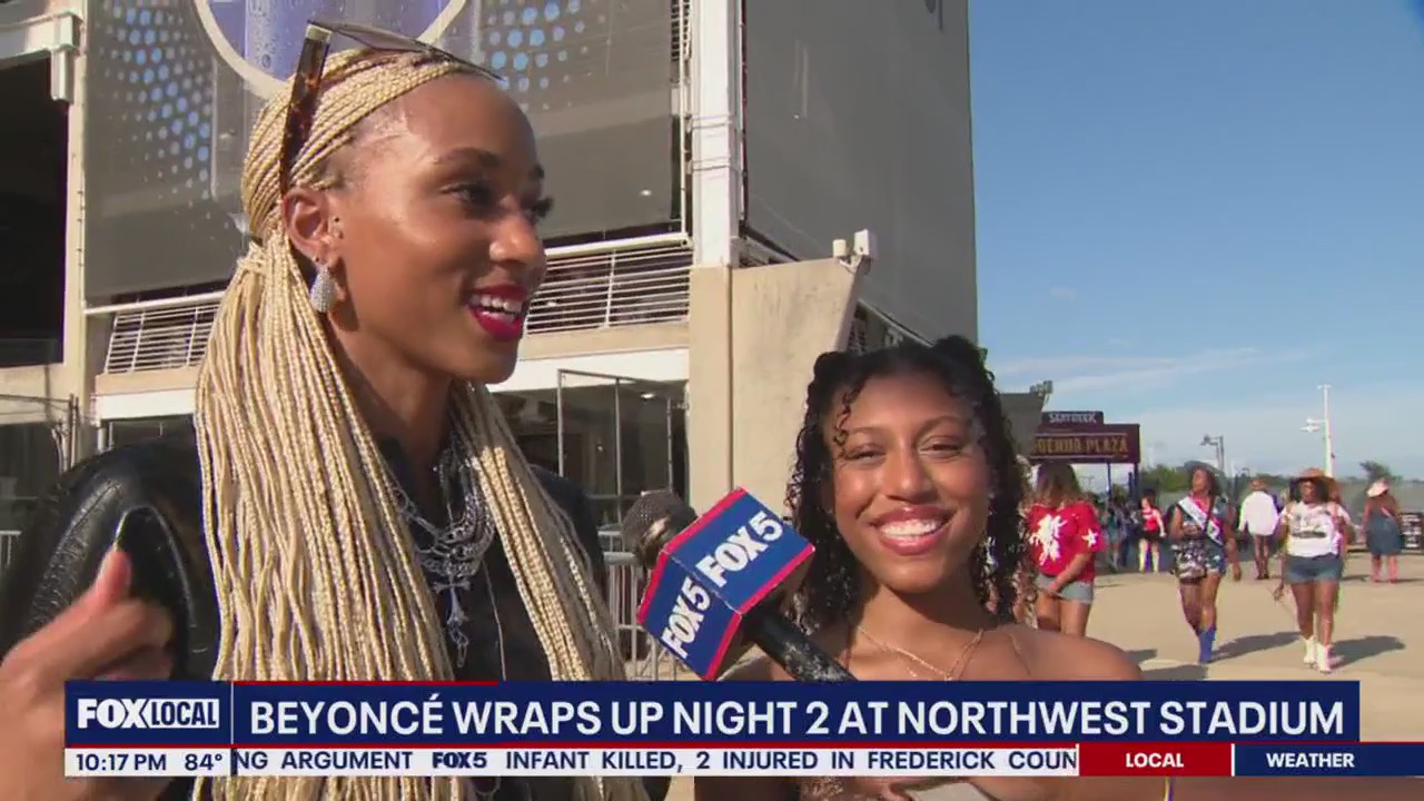 Beyonce wraps up second night at Northwest Stadium | FOX 5 DC