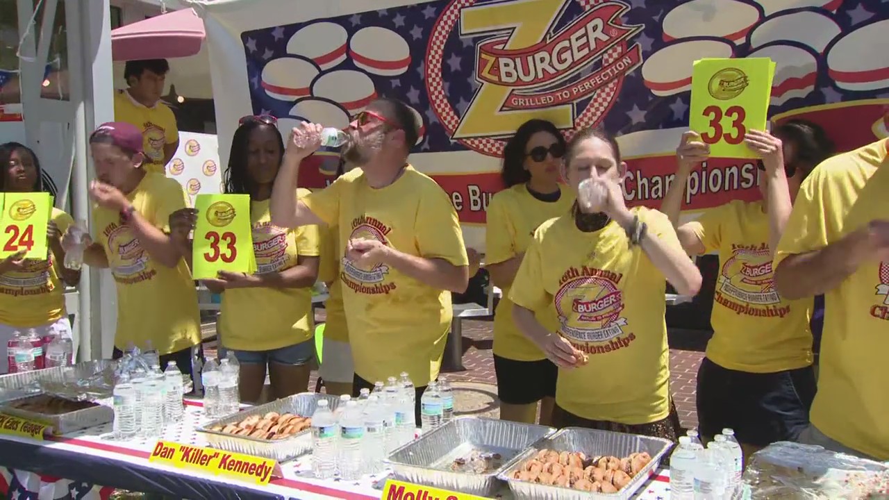 Z-Burger eating Championship