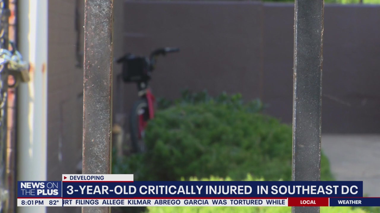 3-year-old critically injured in overnight DC shooting