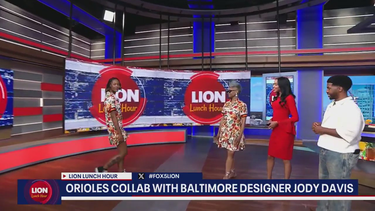 Orioles collaboration with Baltimore designer