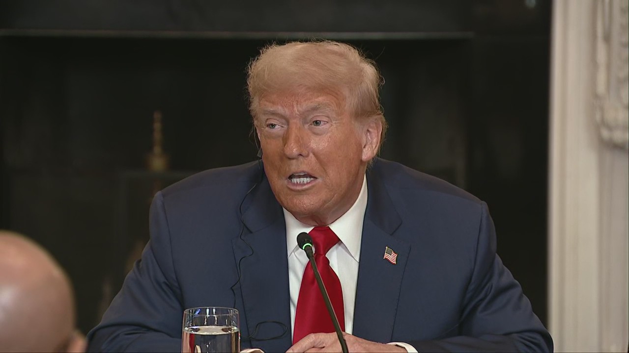 President Donald Trump meets with African Leaders