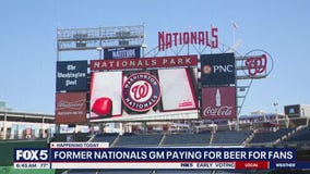 Former Nationals GM paying for beer for fans