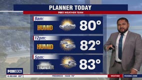 DC weather: Humid Friday with highs in the mid-80s