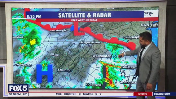 Flood Warning triggered by heavy rainfall in DC region