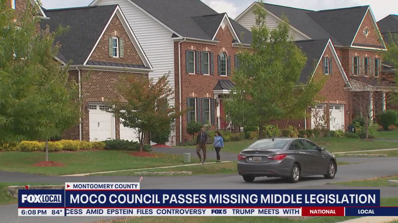 Montgomery County Council approves 'Missing Middle' legislation | FOX 5 DC