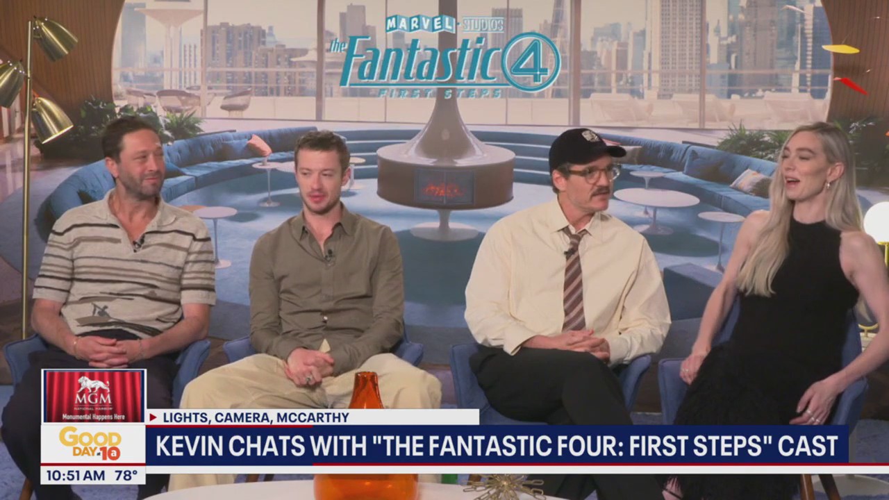 Kevin sits down with cast of "The Fantastic Four: First Steps"