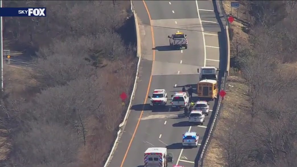 School bus accident on Long Island