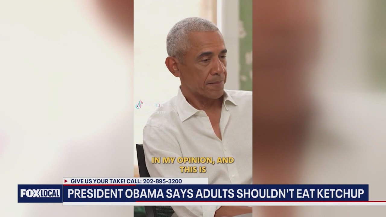 Former President Barack Obama's hot take on ketchup