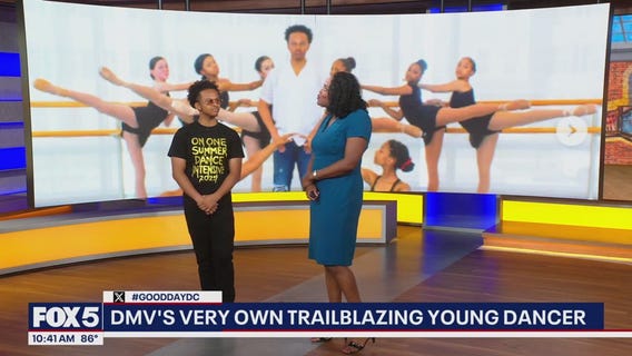 DMV trailblazing young dancer