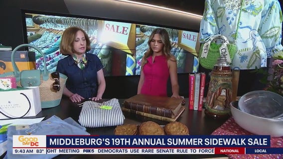 Middleburg's annual summer sidewalk sale