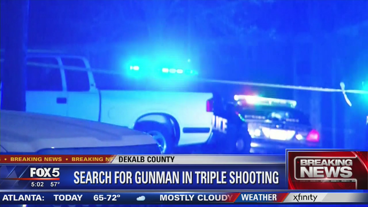 Search for gunman in triple shooting | FOX 5 Atlanta