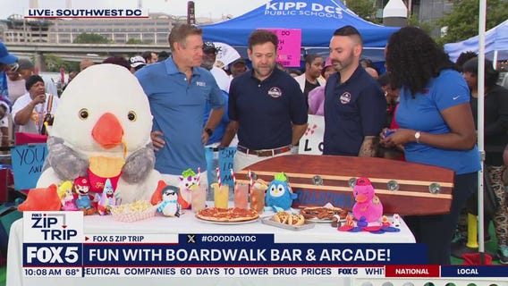 Zip Trip to The Wharf: Fun with Boardwalk Bar & Arcade